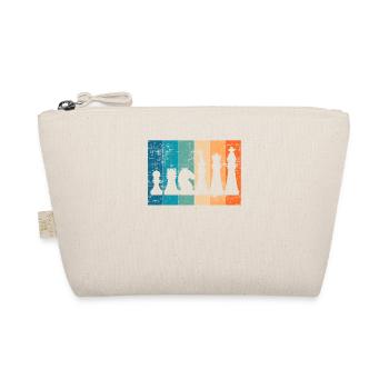 Damier dam schachmatt Roi rétro cadeau - Trousse biologique - nature - Devant