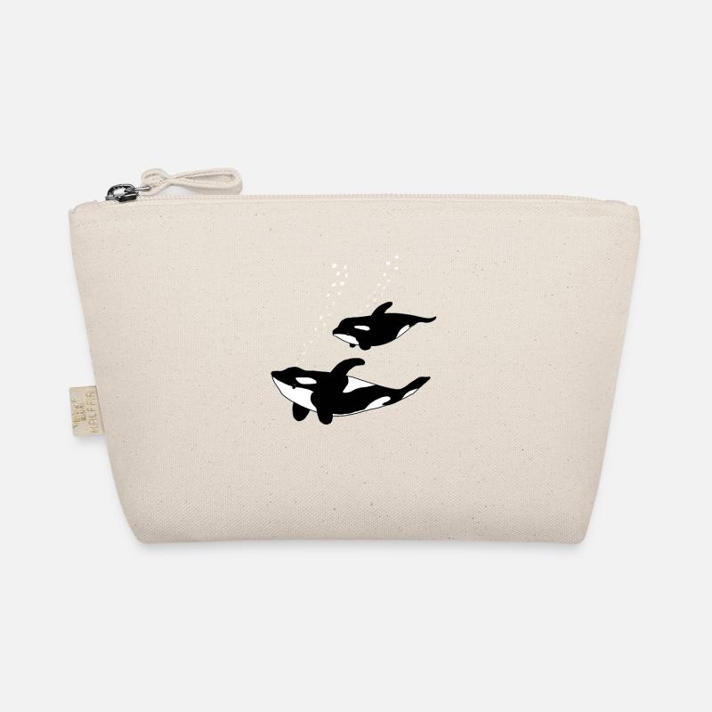 Orca Mutter mit Kind Bio-Täschchen