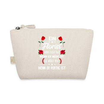 Florist Floristik Blumenhändler Floristen Geschenk - Bio-Täschchen - Natur - Vorne