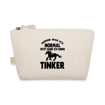 Tinker Reiterin Pferd Reitsport Reitverein Geschen - Bio-Täschchen - Natur - Vorne