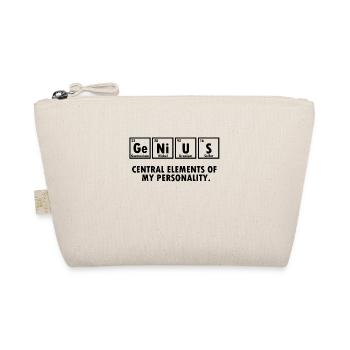 Chemiker Geschenk Chemie Science Nerd Genius Genie - Bio-Täschchen - Natur - Vorne