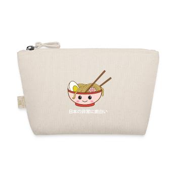 Kawaii Ramen Lächeln - Bio-Täschchen - Natur - Vorne