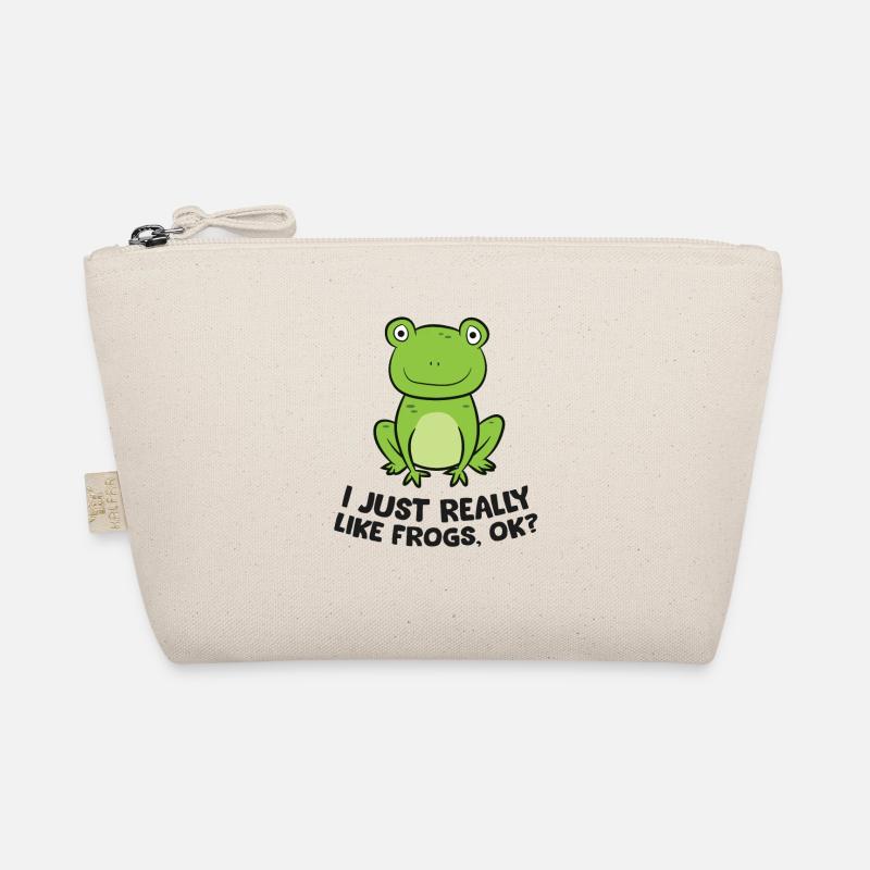 I Just Really Like Frogs Ok? Cute Frogs - Bio-Täschchen - Natur