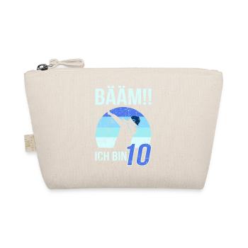 Bääm Ich Bin 10 Jahre Geburtstag Feiern - Bio-Täschchen - Natur - Vorne