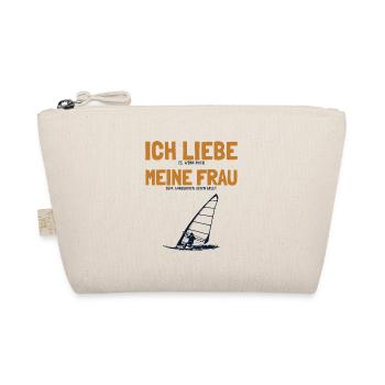 J'Aime Ma Femme Qui Fait De La Planche À Voile, - Trousse biologique - nature - Devant