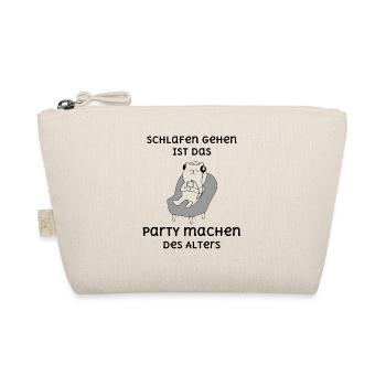 Schlaf Oberteil Schlafanzug Pyjama Schlafshirt - Bio-Täschchen - Natur - Vorne