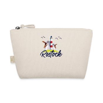Rostock Hansestadt Rostocker Rostockerin Geschenk - Bio-Täschchen - Natur - Vorne