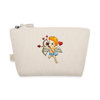 Valentines Day Cupid - Organic Pouch - nature - Front