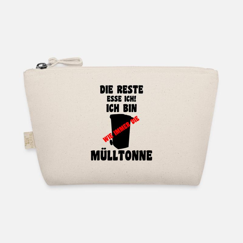 Mülltonnen Spruch Design Bio-Täschchen