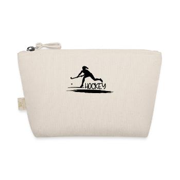 Field Hockey Girl Player cool gift - Organic Pouch - nature - Front