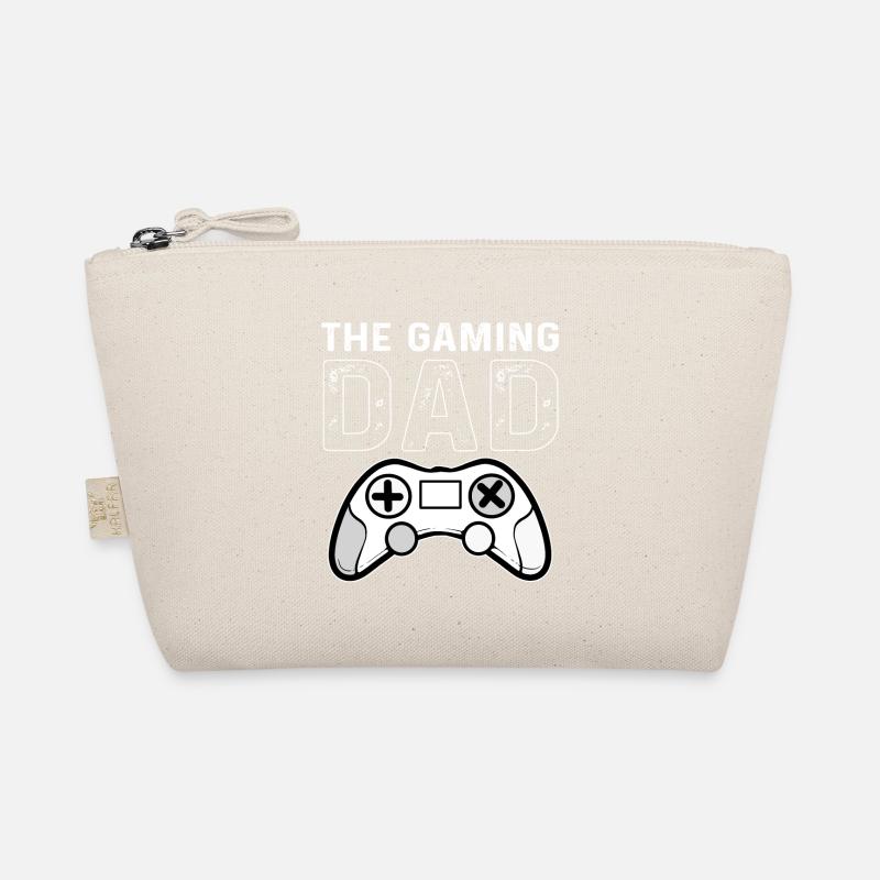 Gamer Dad Gaming Playing Controller Games Organic Pouch