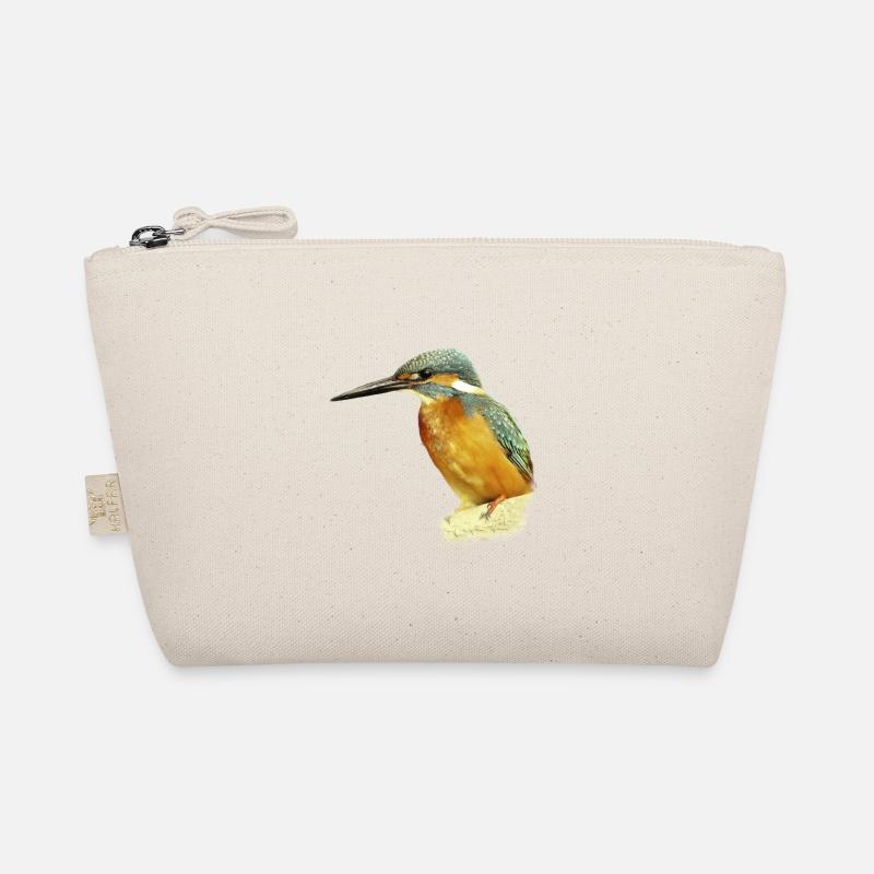 Kingfisher design illustration gift Organic Pouch