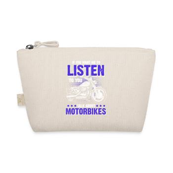 Motorbike Motorrad - Bio-Täschchen - Natur - Vorne
