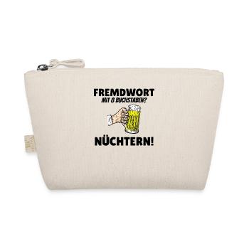 Bier Alkohol Sprüche Wochenende Saufen Party - Bio-Täschchen - Natur - Vorne