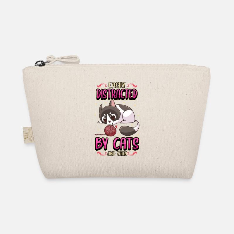 Katze Kätzchen Lustige Sprüche Haustier Geschenk Bio-Täschchen