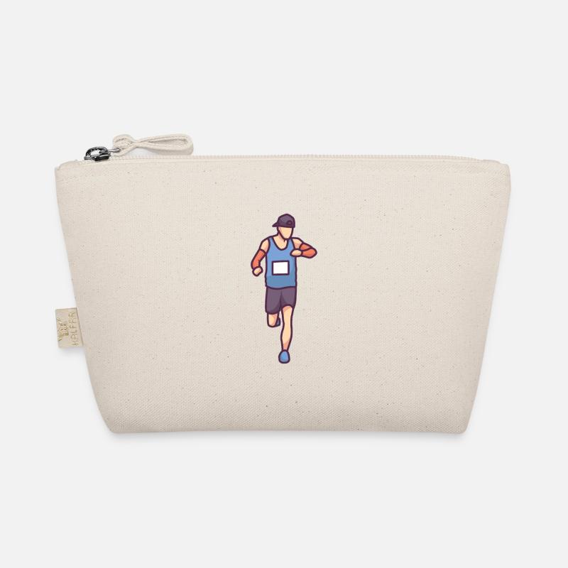 Coureur dans une course. Trousse biologique