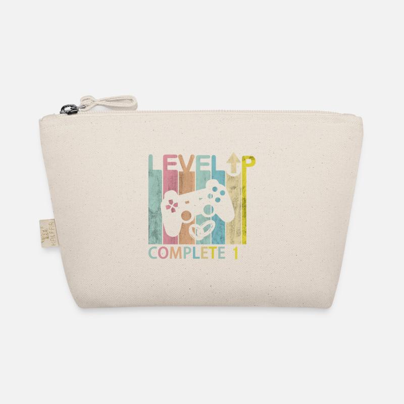 Level Up Complete 1 Player Anniversary Wedding Organic Pouch