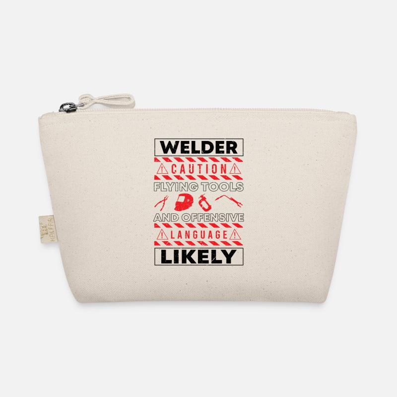 Welder Caution Tools Funny Welding Gift Organic Pouch