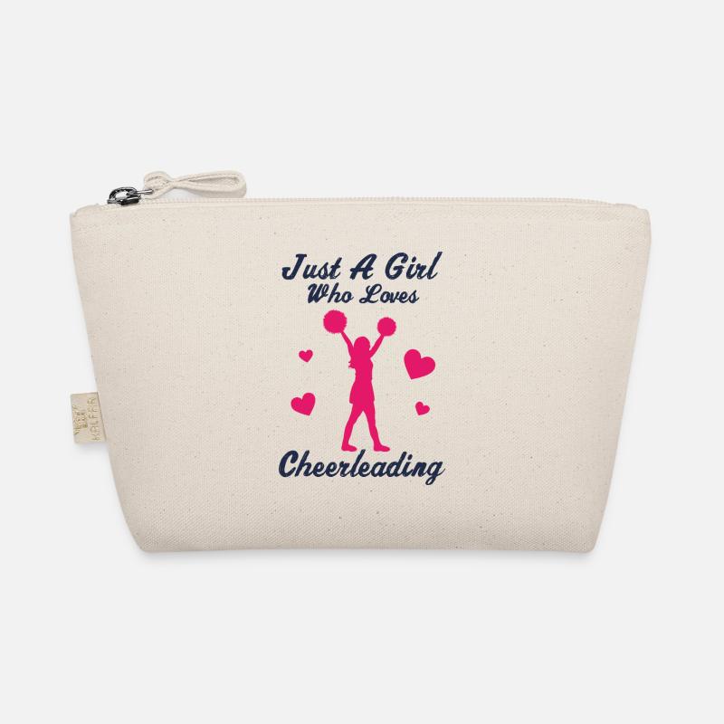 Cheerleading Cheerleader Spruch Mädchen Geschenk Bio-Täschchen