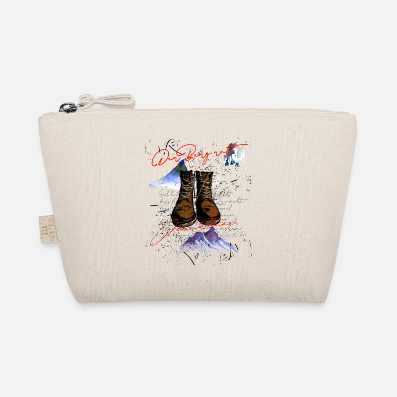 Der Berg ruft - Cooles Wanderer Design Bio-Täschchen