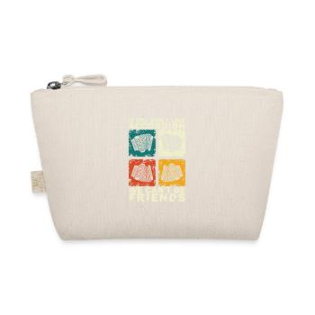 Accordion gift idea accordion player - Organic Pouch - nature - Front