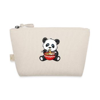 Panda Ramen Schüssel - Bio-Täschchen - Natur - Vorne
