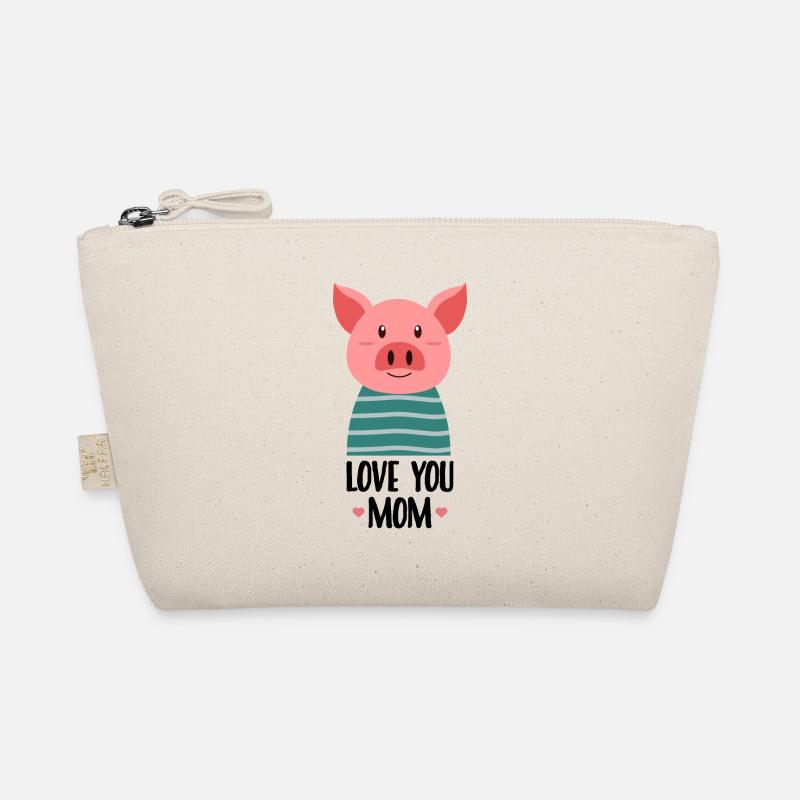 Je t'aime maman - cochon Trousse biologique