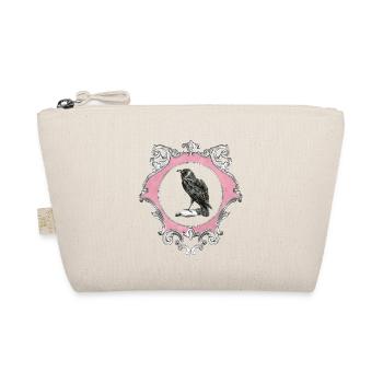 Flowers goth goth skull death skull punk - Organic Pouch - nature - Front