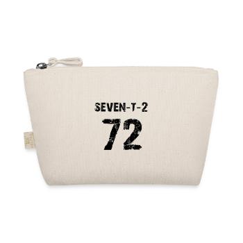 72 sports fan or 72nd birthday jersey 1972 - Organic Pouch - nature - Front