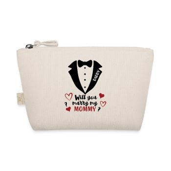 Will You Marry My Mommy Marriage Proposal Gift Kid - Bio-Täschchen - Natur - Vorne