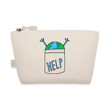 Earth World Breast Bag Shirt Climate Help - Organic Pouch - nature - Front