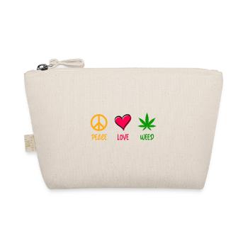 Peace Love Weed - Trousse biologique - nature - Devant