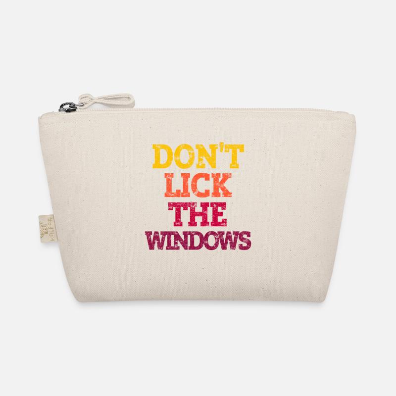 DON'T LICK THE WINDOWS. Bio-Täschchen