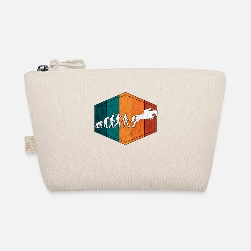 Rider evolution horses retro Organic Pouch