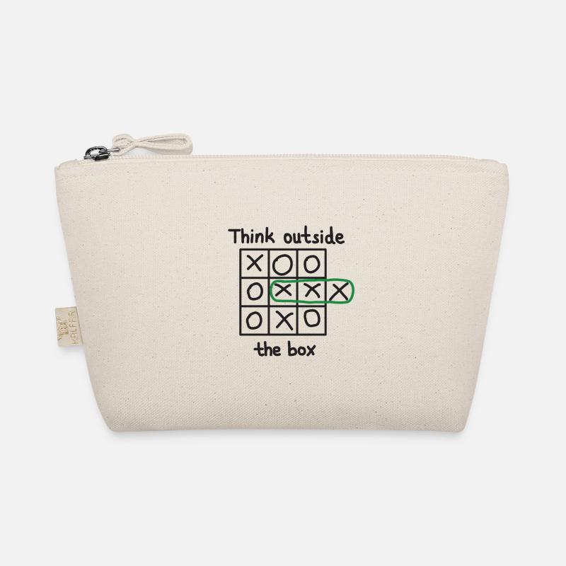 Think outside the box TIC TAC TOE - Bio-Täschchen - Natur