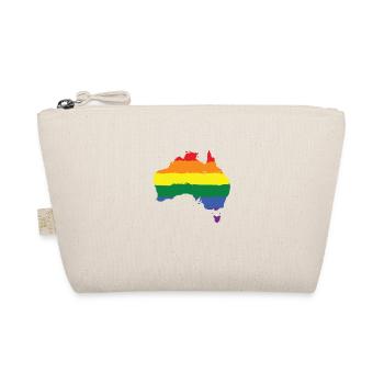 Australia colorful LGBT colors - Organic Pouch - nature - Front