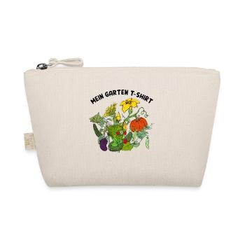 Garten Pflanzen Urlaub lustiges Spruch Geschenk - Bio-Täschchen - Natur - Vorne