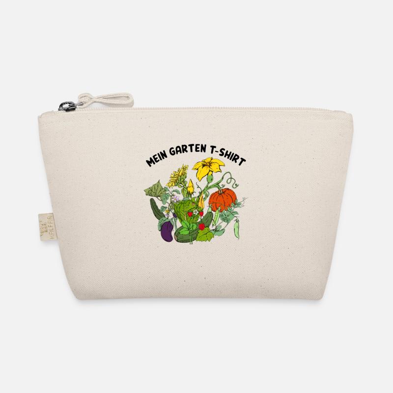 Garten Pflanzen Urlaub lustiges Spruch Geschenk - Bio-Täschchen - Natur
