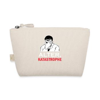 Alter Katastrophe Einmal mit Profis Arbeiten Retro - Bio-Täschchen - Natur - Vorne