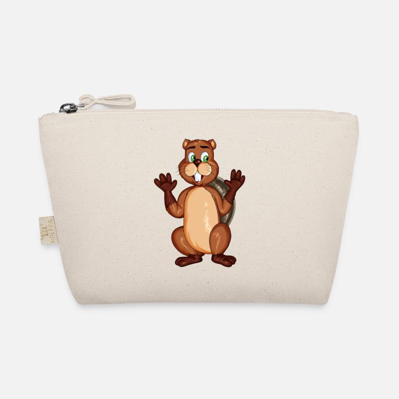 Beaver hands up Organic Pouch