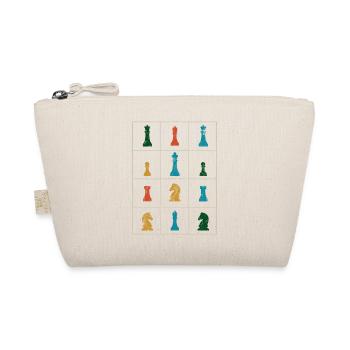 Chess Chessboard Chess Pieces - Organic Pouch - nature - Front