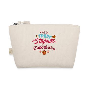 Will Trade Students For Chocolate Funny Teacher - Organic Pouch - nature - Front