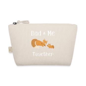 Vater & Kind: Zusammen Fuchs - Bio-Täschchen - Natur - Vorne