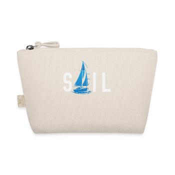 Sailing sailor sailboat - Organic Pouch - nature - Front