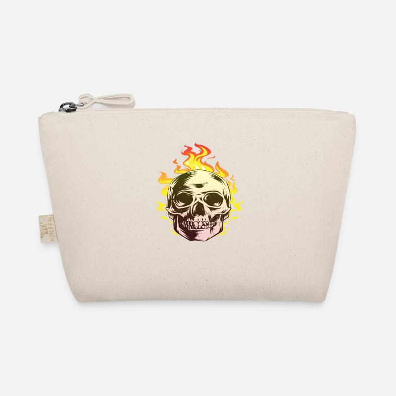 Burn skull design fun gift Organic Pouch