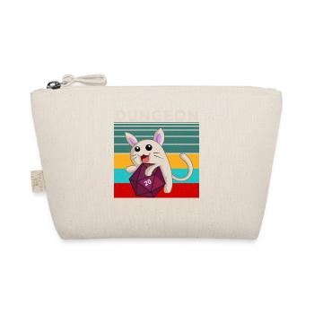 T-shirt Dungeon Meowster – T-shirt drôle de chat RPG - Trousse biologique - nature - Devant