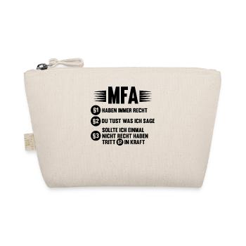 MFA Arzthelferin Medizinische Fachangestellte - Bio-Täschchen - Natur - Vorne