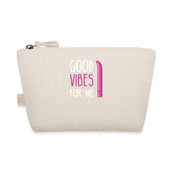 BDSM Bondage Sex Anal Plug Dildo Vibrator Sub - Organic Pouch - nature - Front