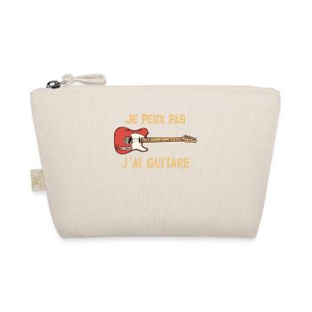 Ich kann nicht, ich habe Gitarre - Bio-Täschchen - Natur - Vorne