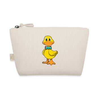 Ente Schleife - Bio-Täschchen - Natur - Vorne